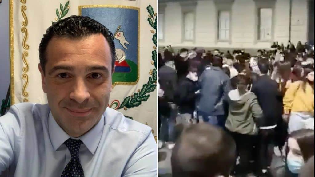 il sindaco di avellino e scene di movida