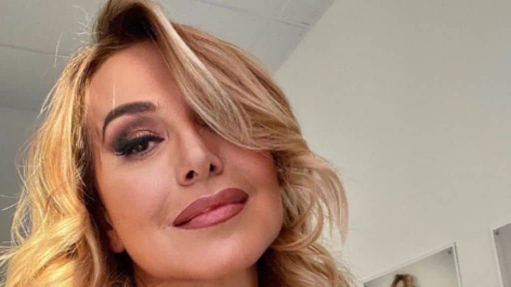 un selfie di Barbara D'Urso
