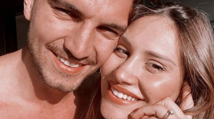 selfie di beatrice valli e marco fantini