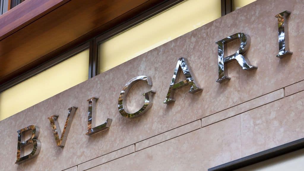 insegna dei negozi bulgari