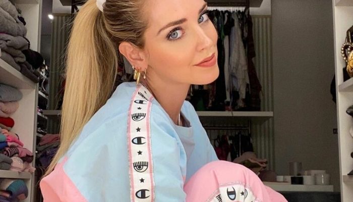 tuta champions chiara ferragni