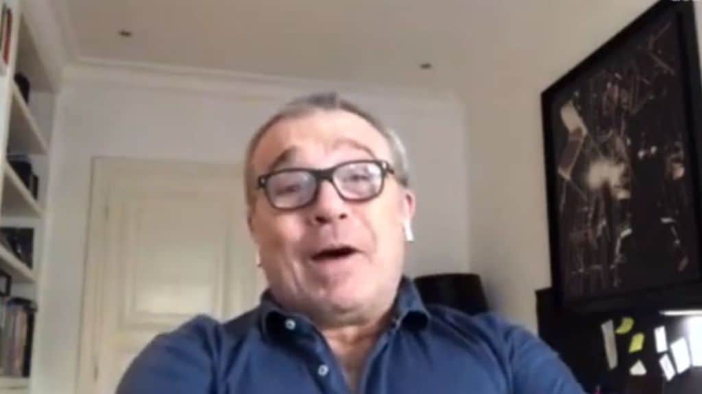 claudio amendola in diretta