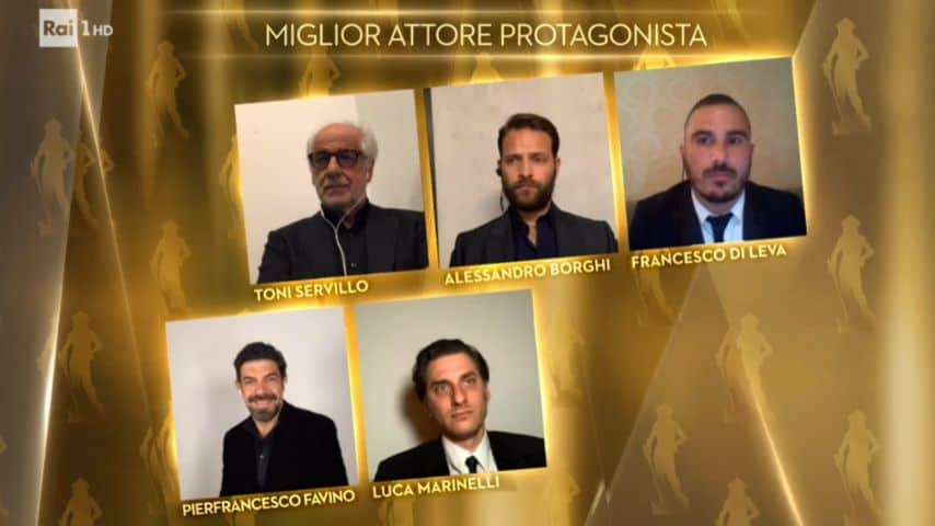 I candidati al premio miglior attore protagonista ai David di Donatello