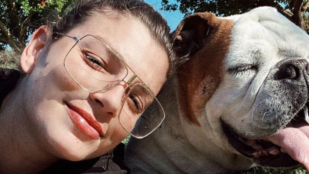 emma marrone insieme al cane gaetano