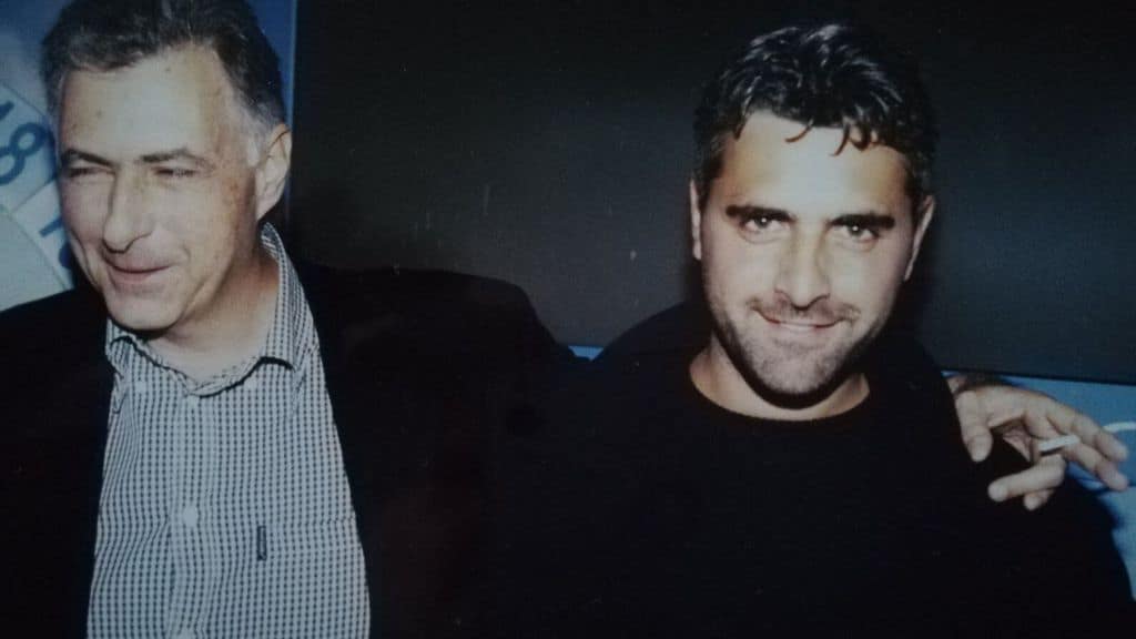 Enrico Lucci e Claudio Ferretti in una foto d'epoca