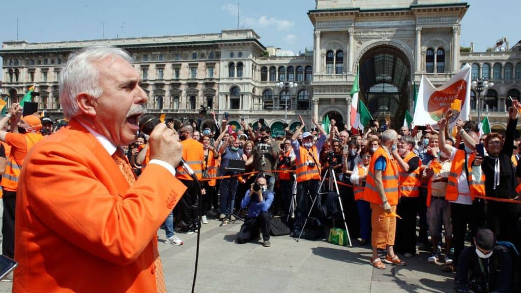 Antonio Pappalardo e i Gilet arancioni a Milano