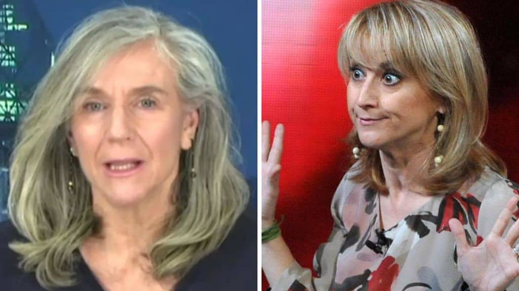 Primi piani di Giovanna Botteri e Luciana Litizzetto