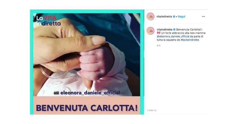 Post de La Vita in Diretta per Eleonora Daniele