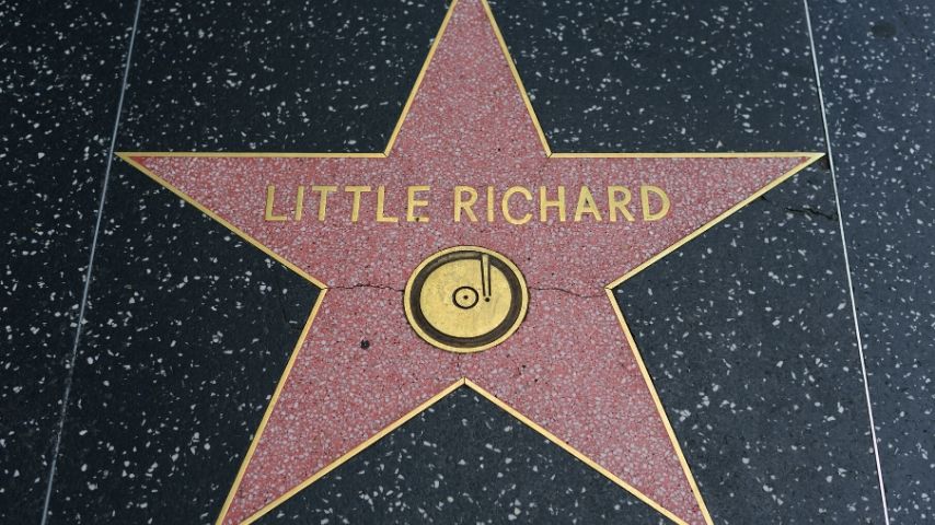 La stella sulla Walk of Fame di Los Angeles dedicata a Little Richard