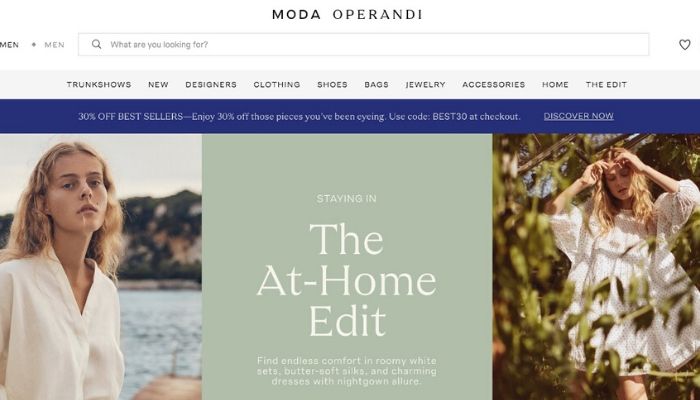 moda operandi shopping online