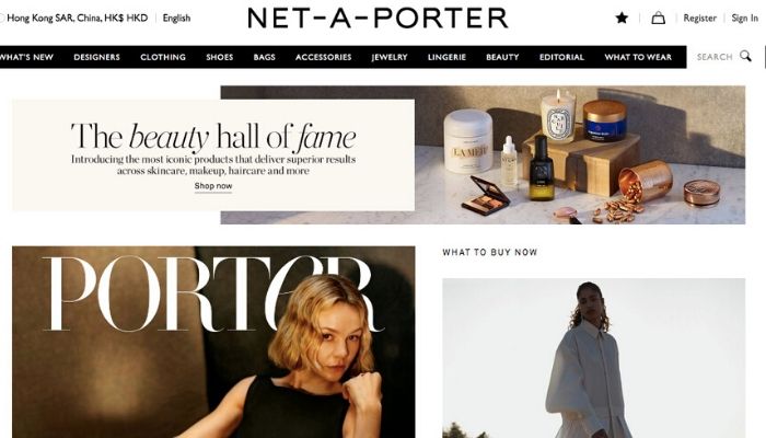 net a porter shopping online