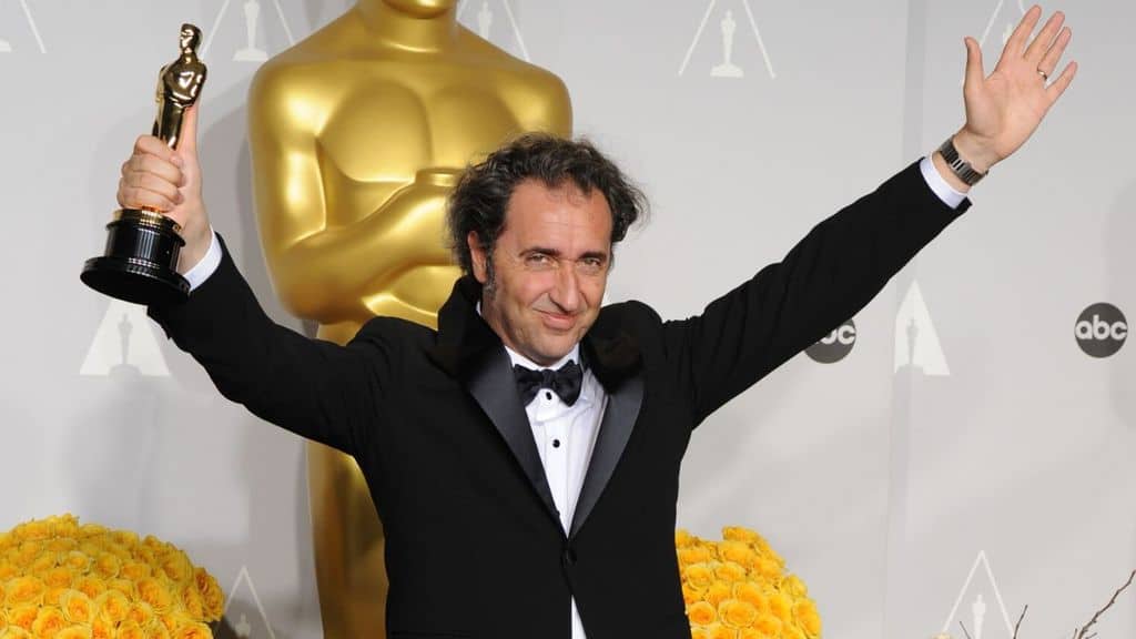 paolo sorrentino alla premiazione degli oscar