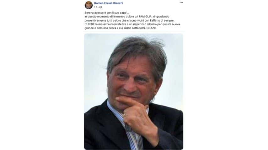 Il post del parente di Guglielmo Mollicone 