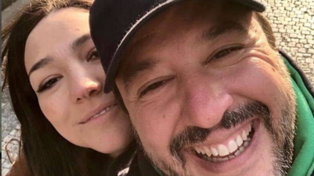 Matteo Salvini e Francesca Verdini