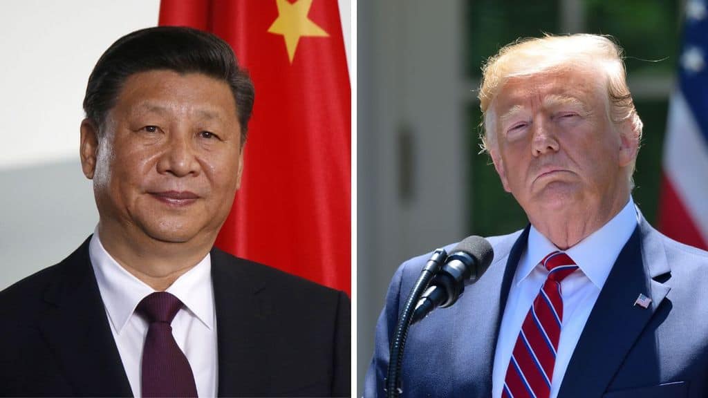 Il presidente Xi Jingping e il Presidente Trump