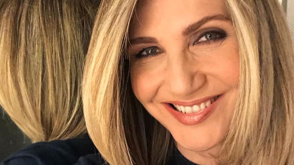 Primo piano di Lorella Cuccarini