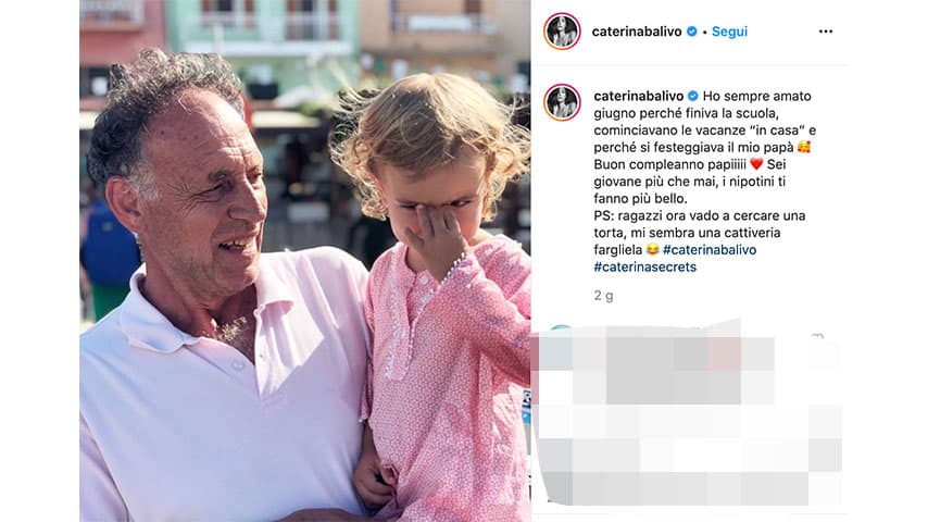 Post di Caterina Balivo su Instagram