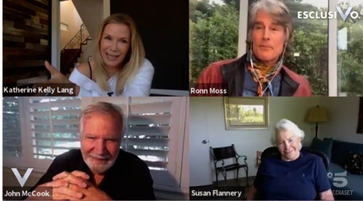 4 storici attori di Beautiful in video-intervista a Verissimo