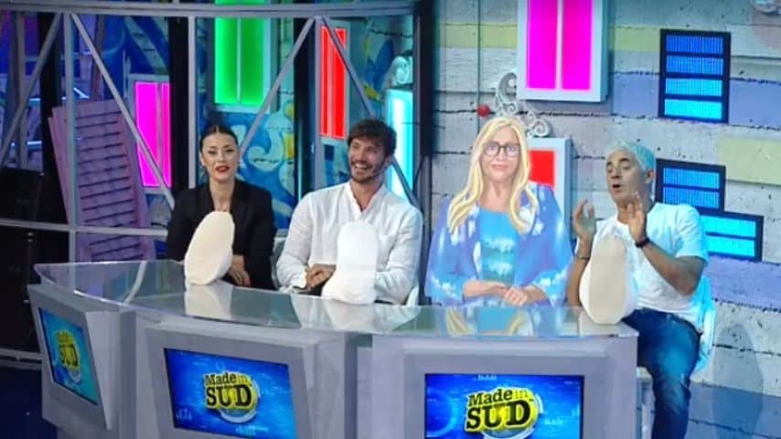 Fatima Trotta, Stefano De Martino e Biagio Izzo