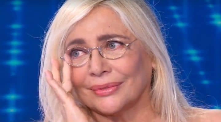 Mara Venier in lacrime a Domenica In