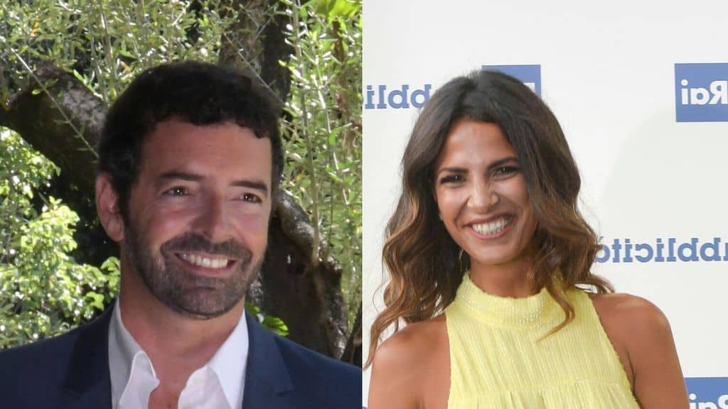 Alberto Matano e Roberta Morise in primo piano
