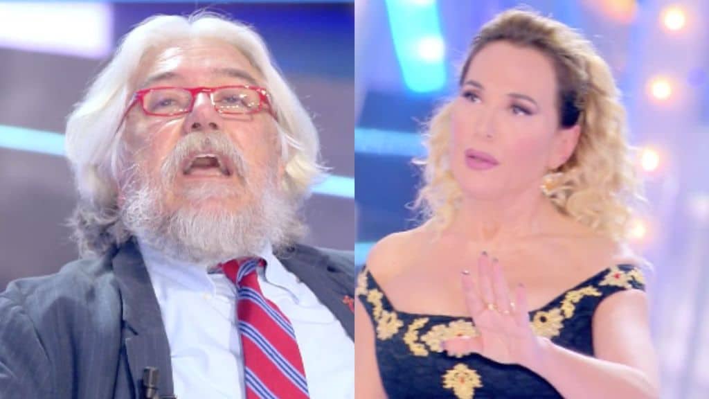 Alessandro Meluzzi e Barbara d'Urso in primo piano