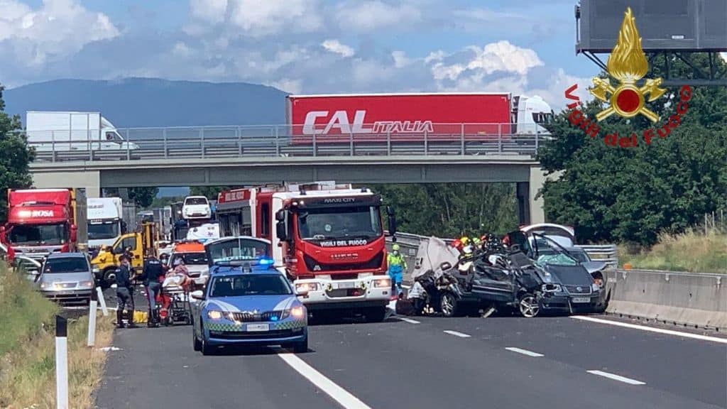 incidente sulla A1
