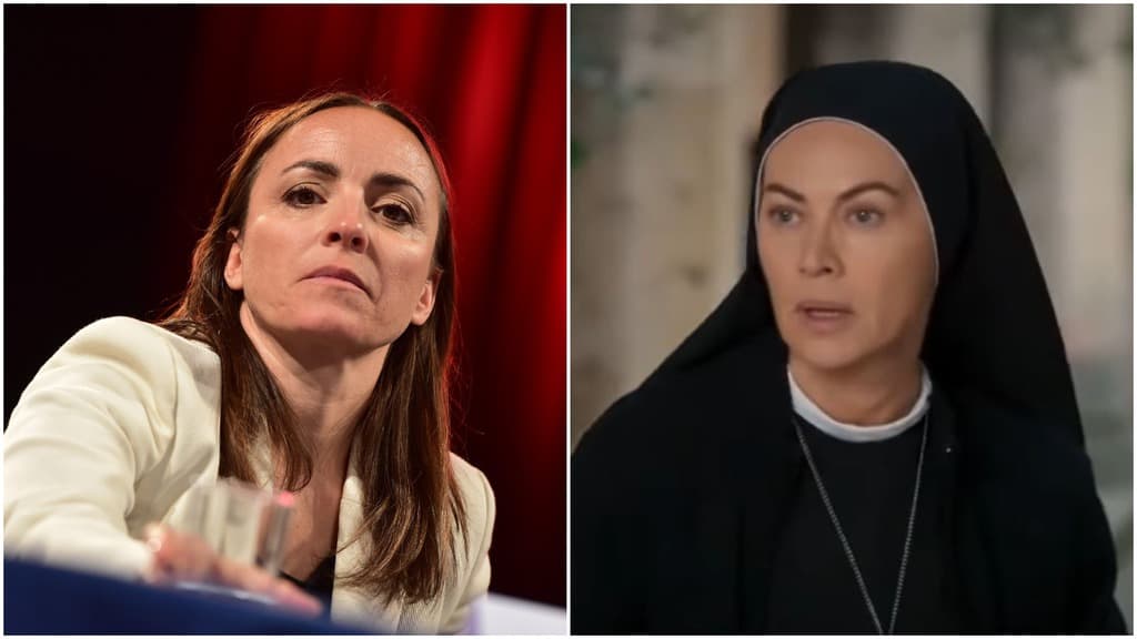 Camila Raznovich e Elena Sofia Ricci nei panni di Suor Angela