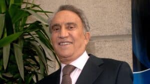 primo piano di emilio fede