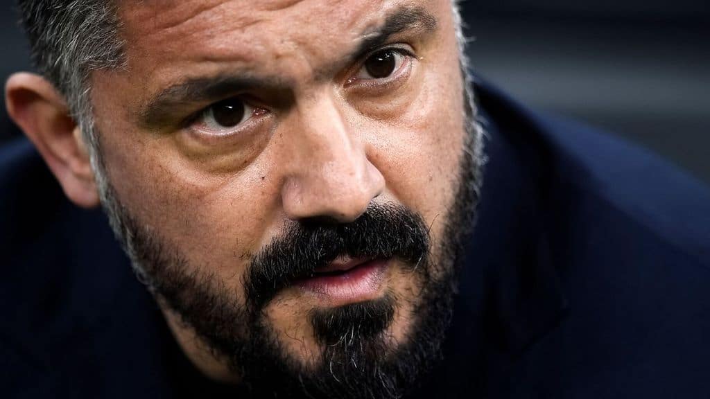 Rino Gattuso in primo piano