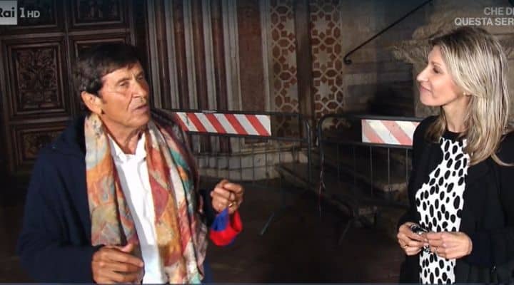 Gianni Morandi intervistato a La Vita in Diretta