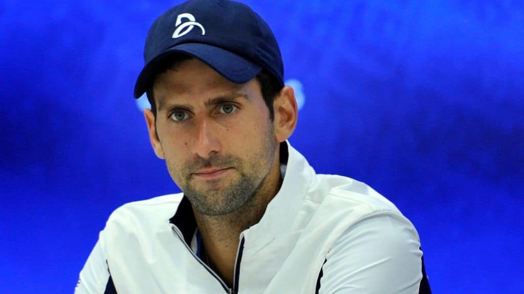 Il tennista Novak Djokovic