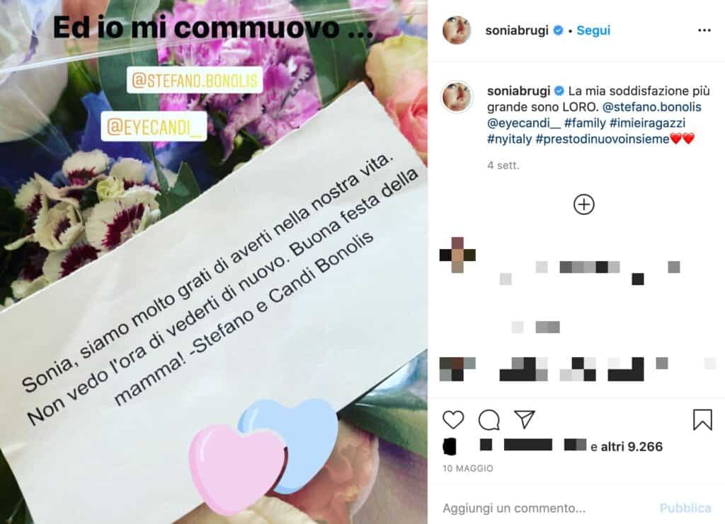 Post Instagram di sonia bruganelli