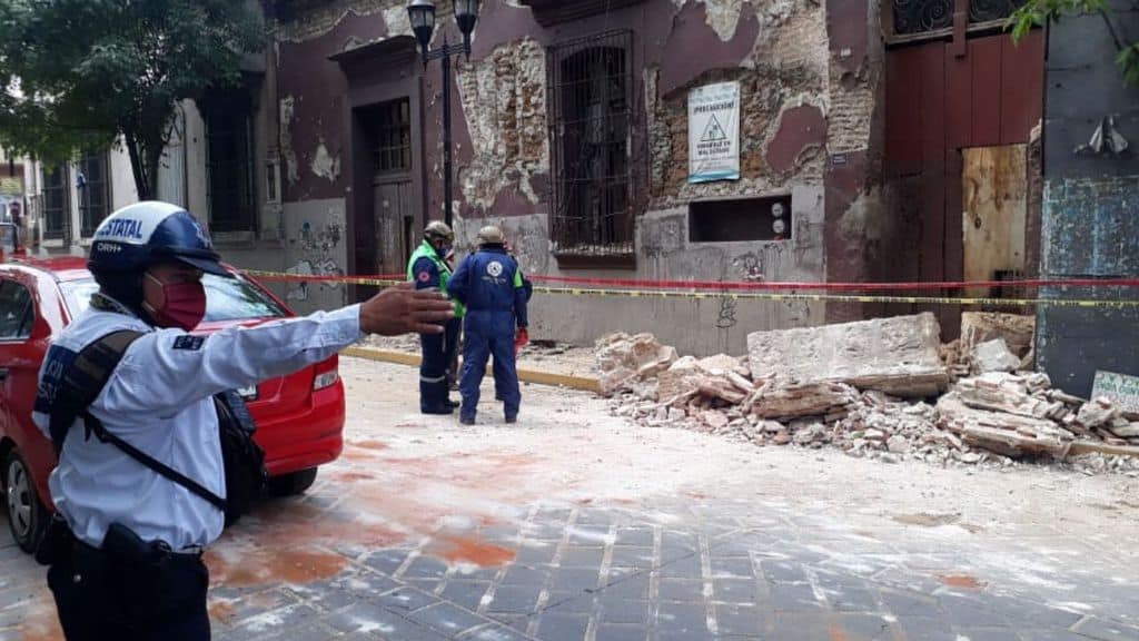 rovine a seguito del terremoto