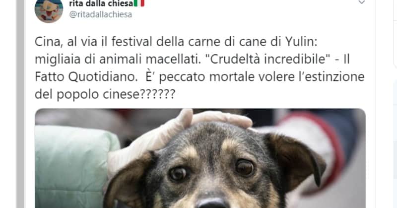 il post di rita dalla chiesa