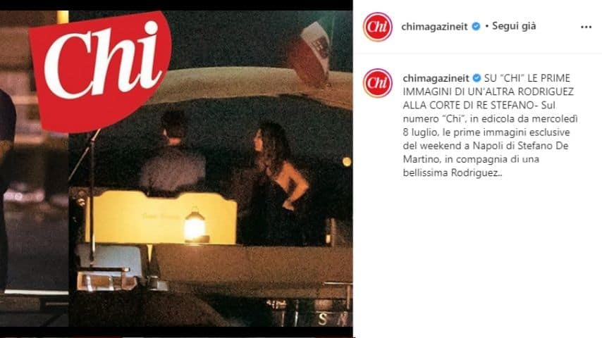 Stefano De Martino paparazzato con Mariana Rodriguez