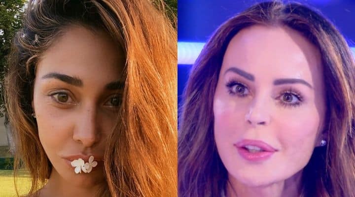 Belen e Nina Moric primi piani