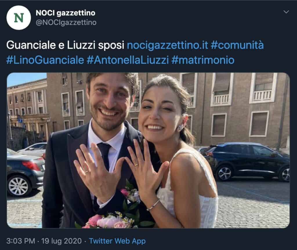 Le nozze a sorpresa di Lino Guanciale