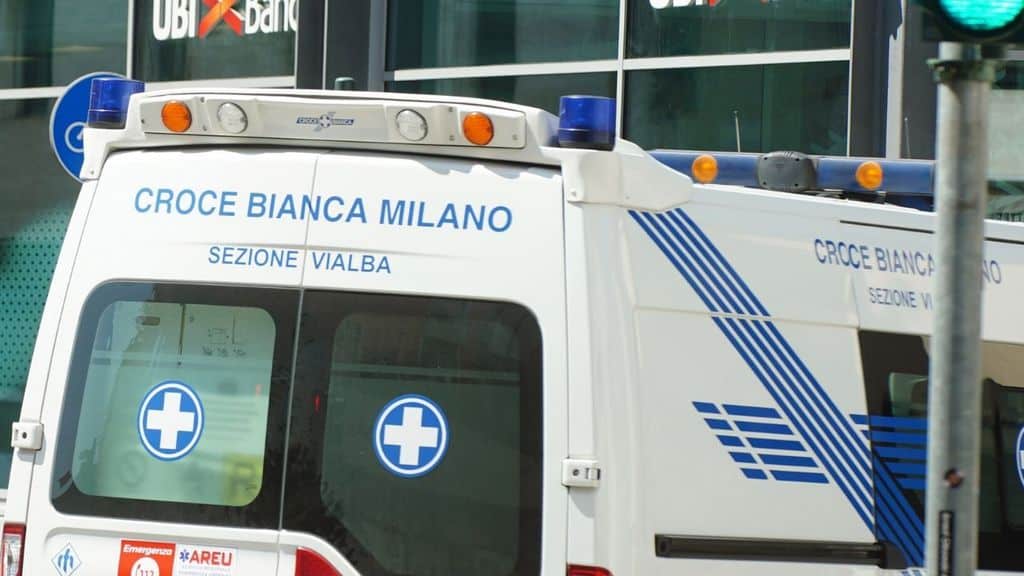 un'ambulanza
