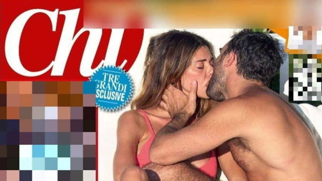 Belén Rodriguez e il bacio a Gianmaria Antinolfi