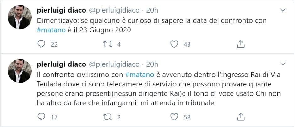 tweet di pierluigi diaco