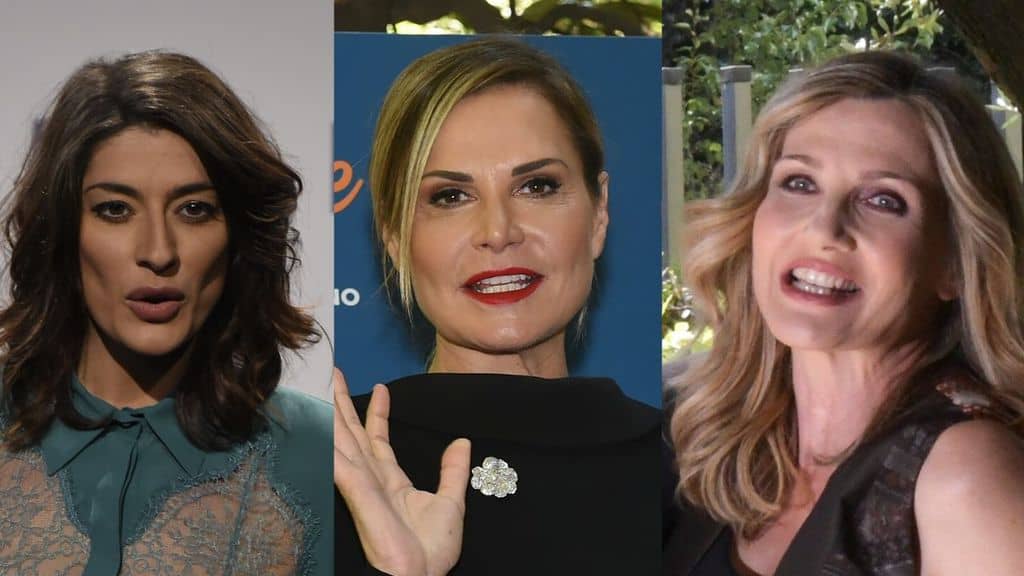 elisa isoardi, simona ventura e lorella cuccarini