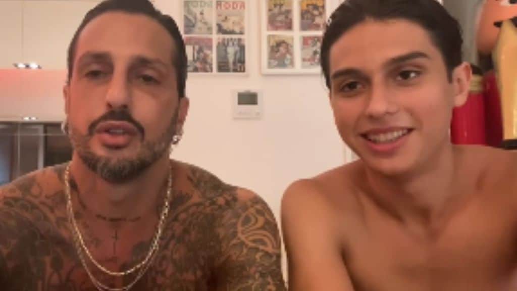 Fabrizio Corona e Carlos Maria in un video
