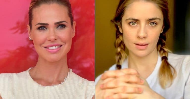 Ilary Blasi e l'attrice Greta Scarano a confronto