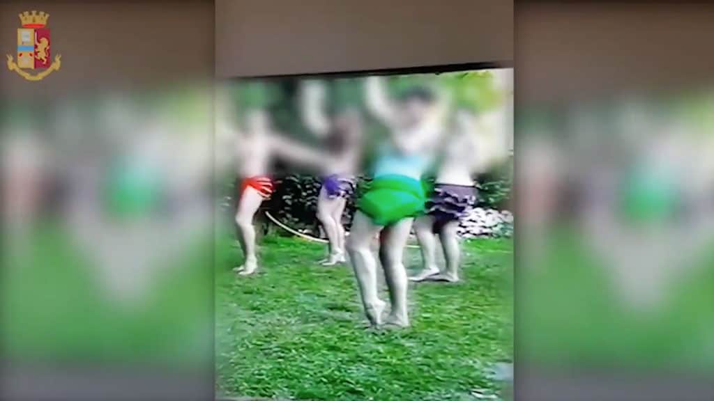 Psicosetta a Novara, immagini della Polizia