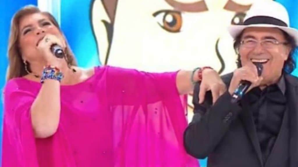 Romina Power e Al Bano Carrisi ad Amici