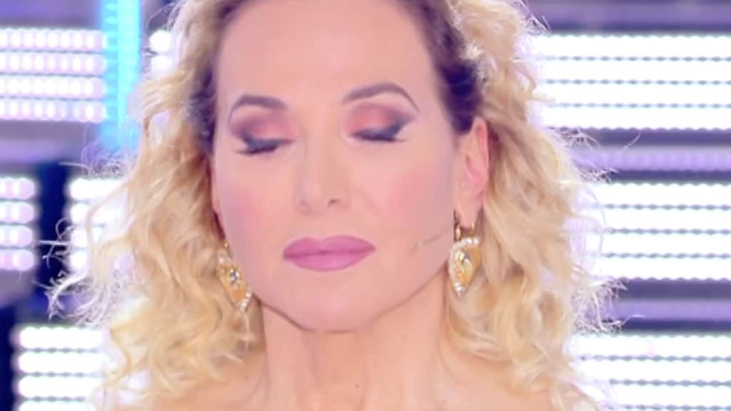 Primo piano di Barbara d'Urso