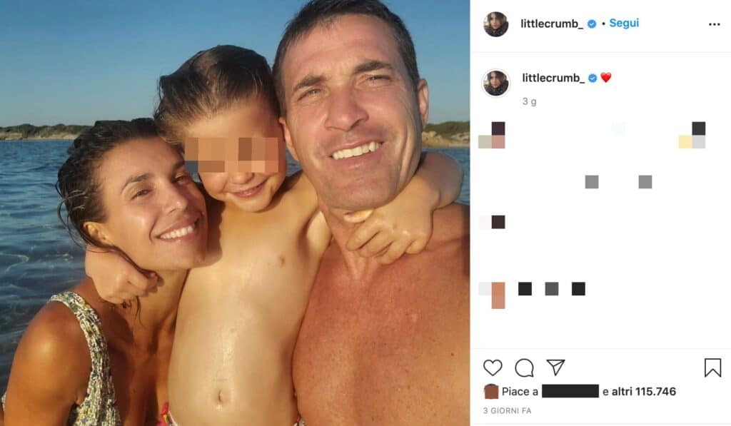 Post Instagram di Elisabetta Canalis