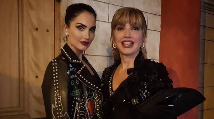Milly Carlucci con la figlia Angelica Donati