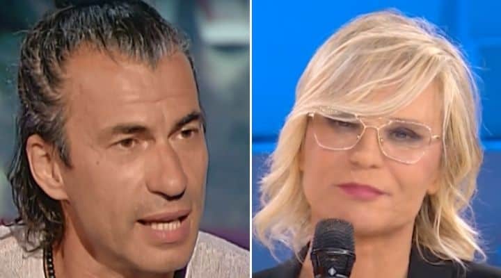 Kledi Kadiu e Maria De Filippi primi piani